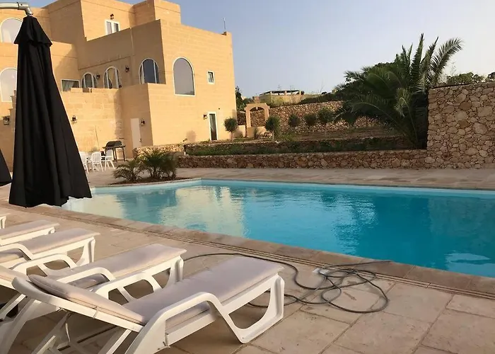 With Large Pool And Garden In Gozo Villa